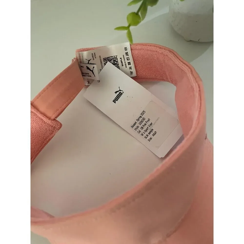 Puma Women's Sport Visor Color Pink Adult Size NWT